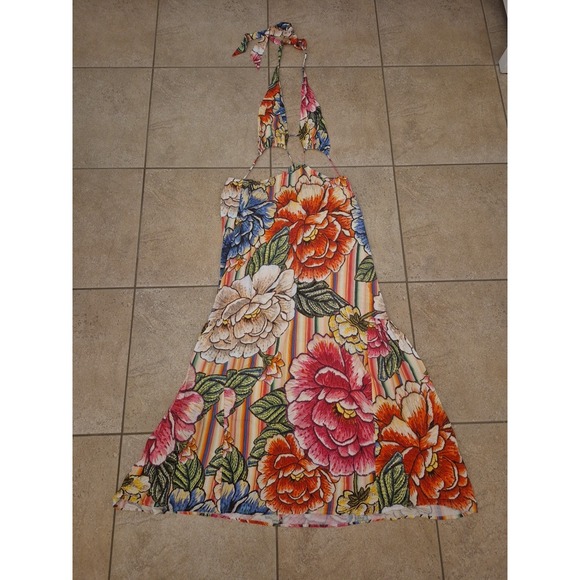 Farm Rio - Women Maxi Dress - Floral Print - Size: Large - Picture 1 of 11